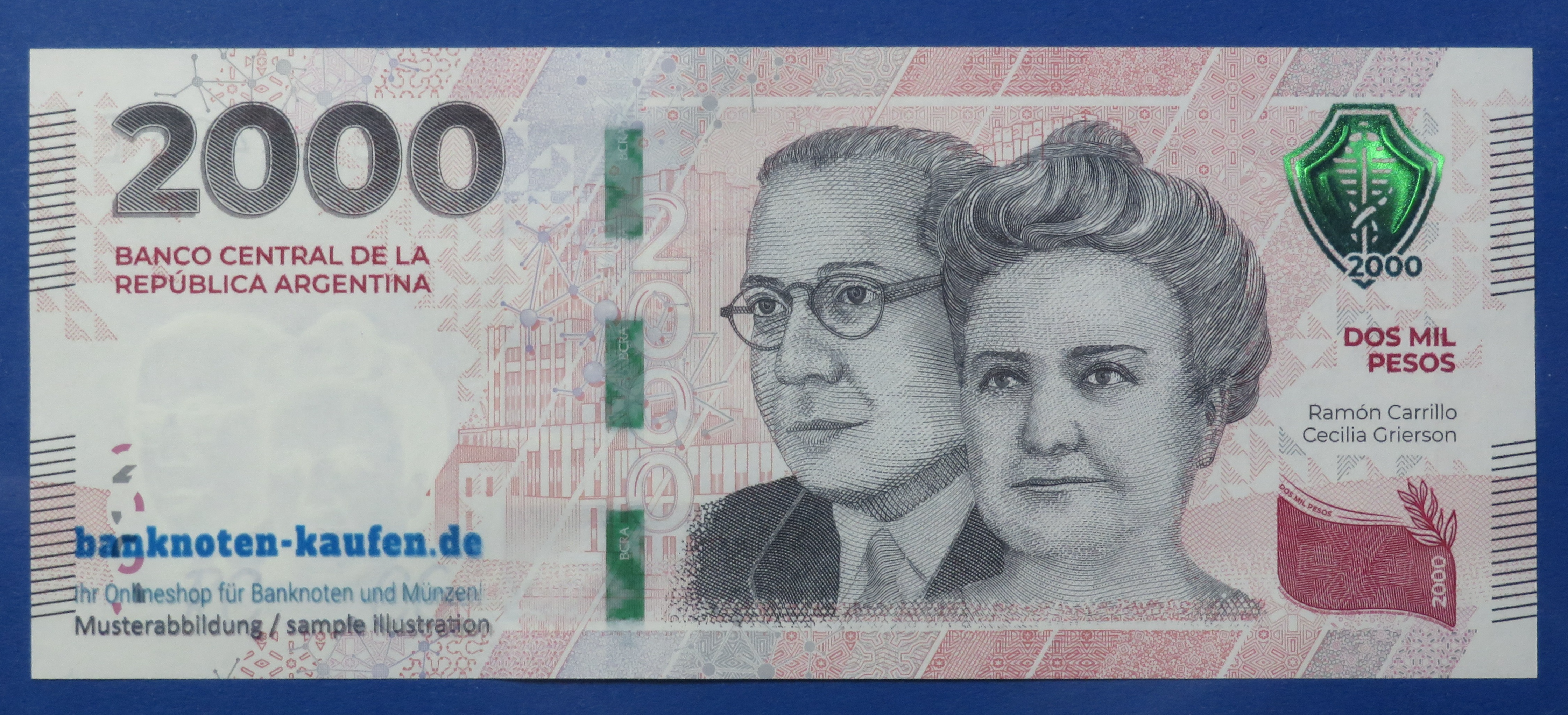 Argentina, 2,000 Pesos, 2024ND, uncirculated (UNC) with security strip