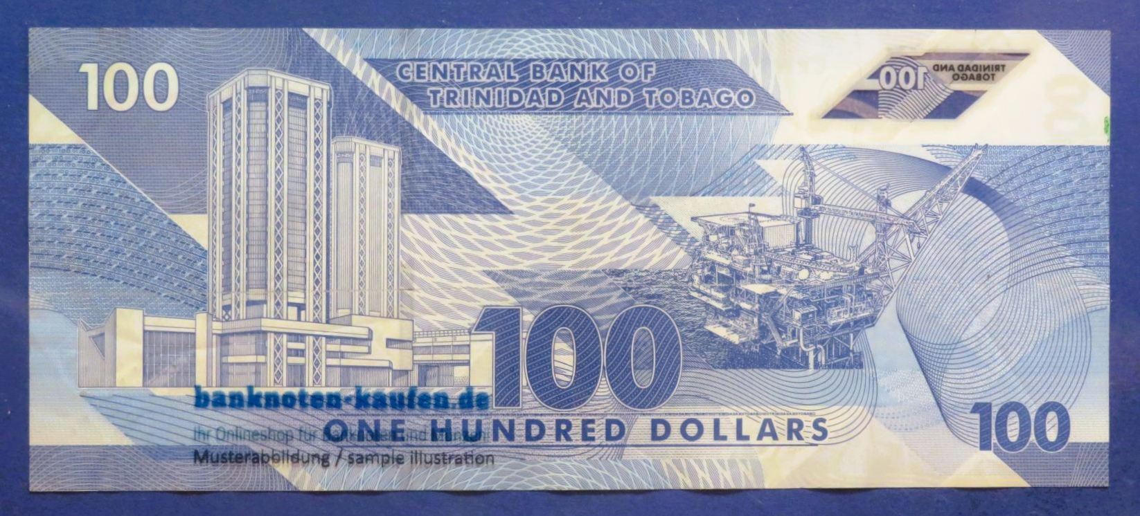 Trinidad und Tobago, 100 Dollars, 2019, gebraucht (UESD / VF-), Polymer, P-65