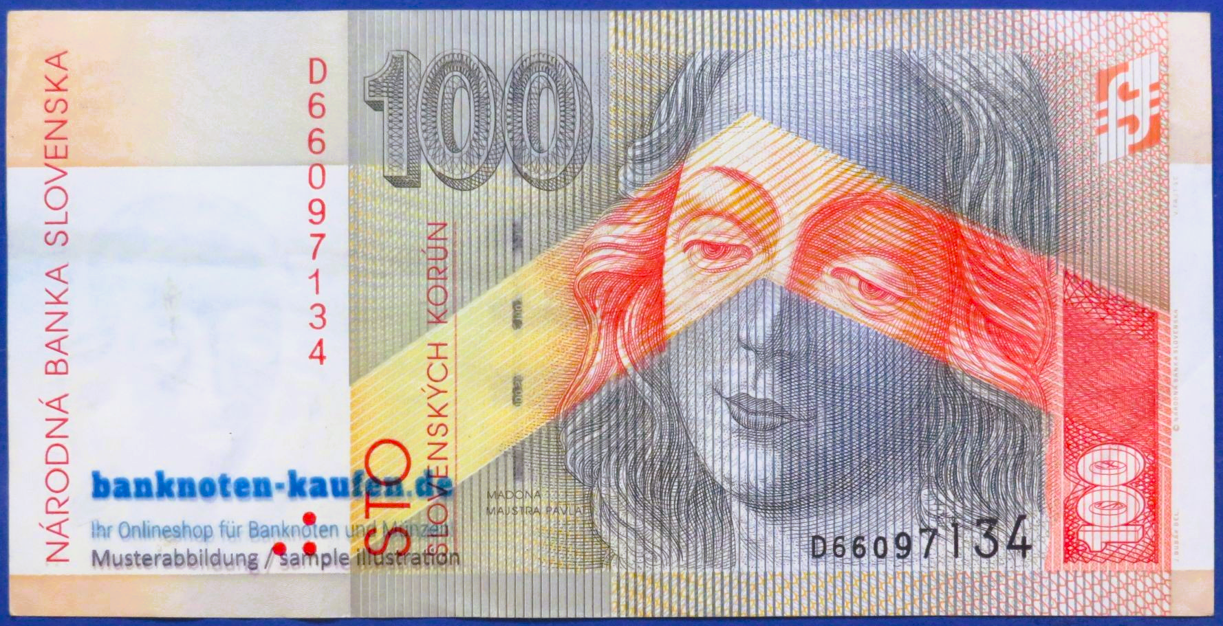 Slowakei, 100 Korun, 1996, gebraucht (USED / VF), P-25a