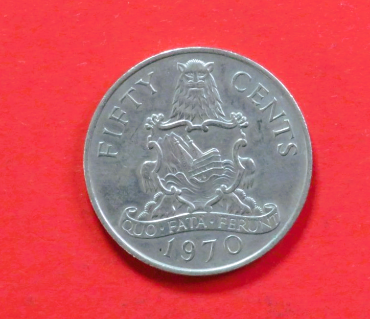 Bermuda: 50 Cents, 1970-1985, gebraucht (USED / ss)