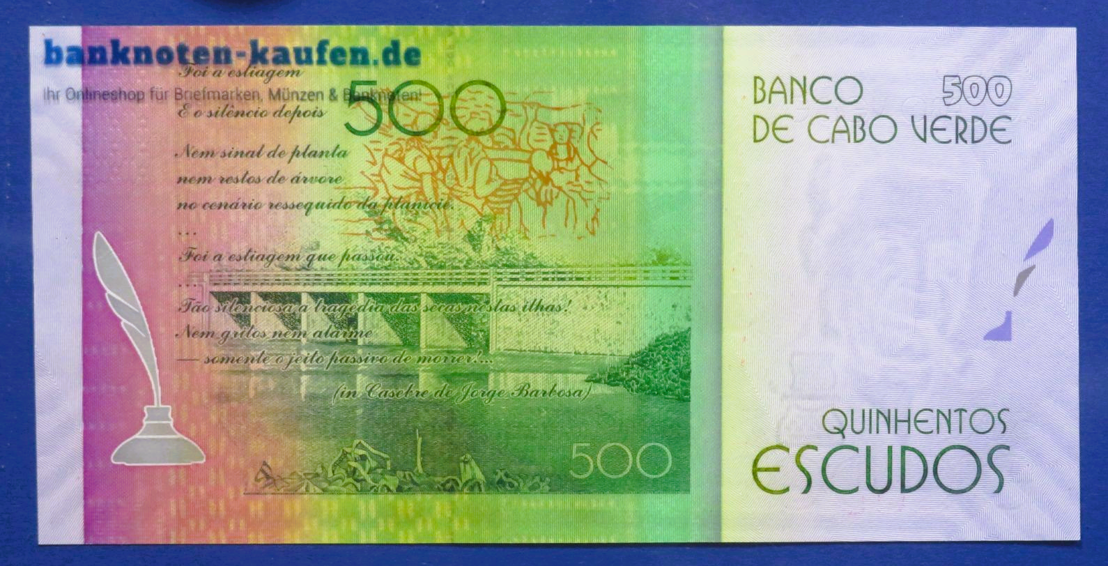 Kap Verde, 500 Escudos, 2014, kassenfrisch (UNC), P-72