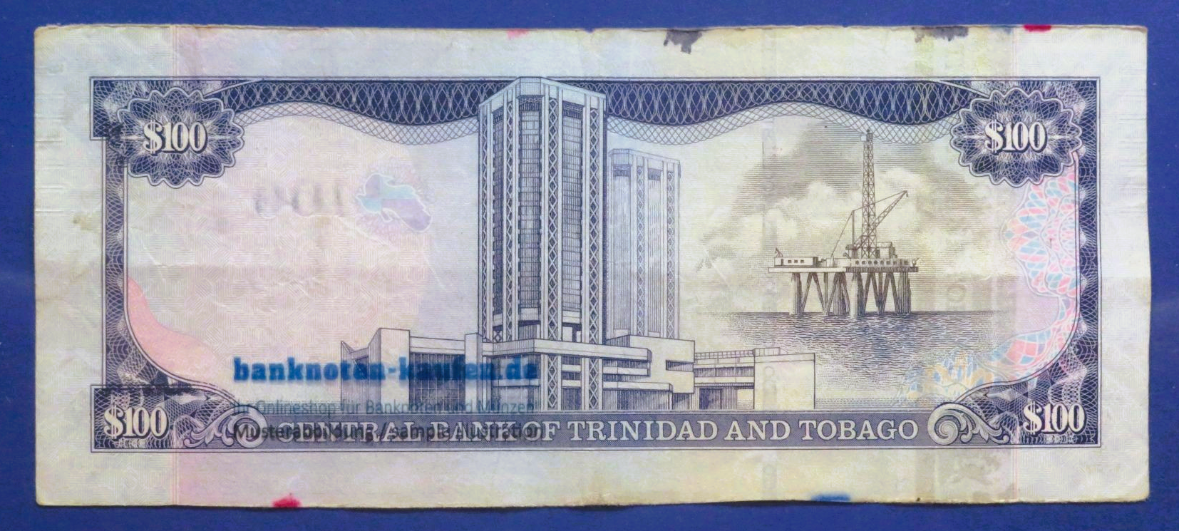 Trinidad und Tobago, 100 Dollars, 2006 (2014), gebraucht (UESD / F), P-51b