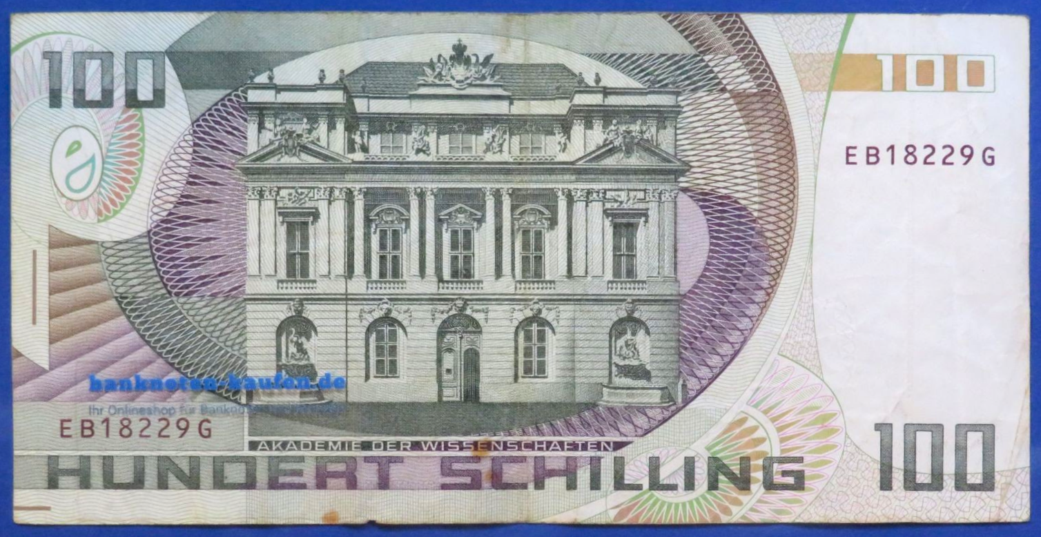 Österreich, 100 Schilling, 1984, gebraucht (USED / VF-), P-150