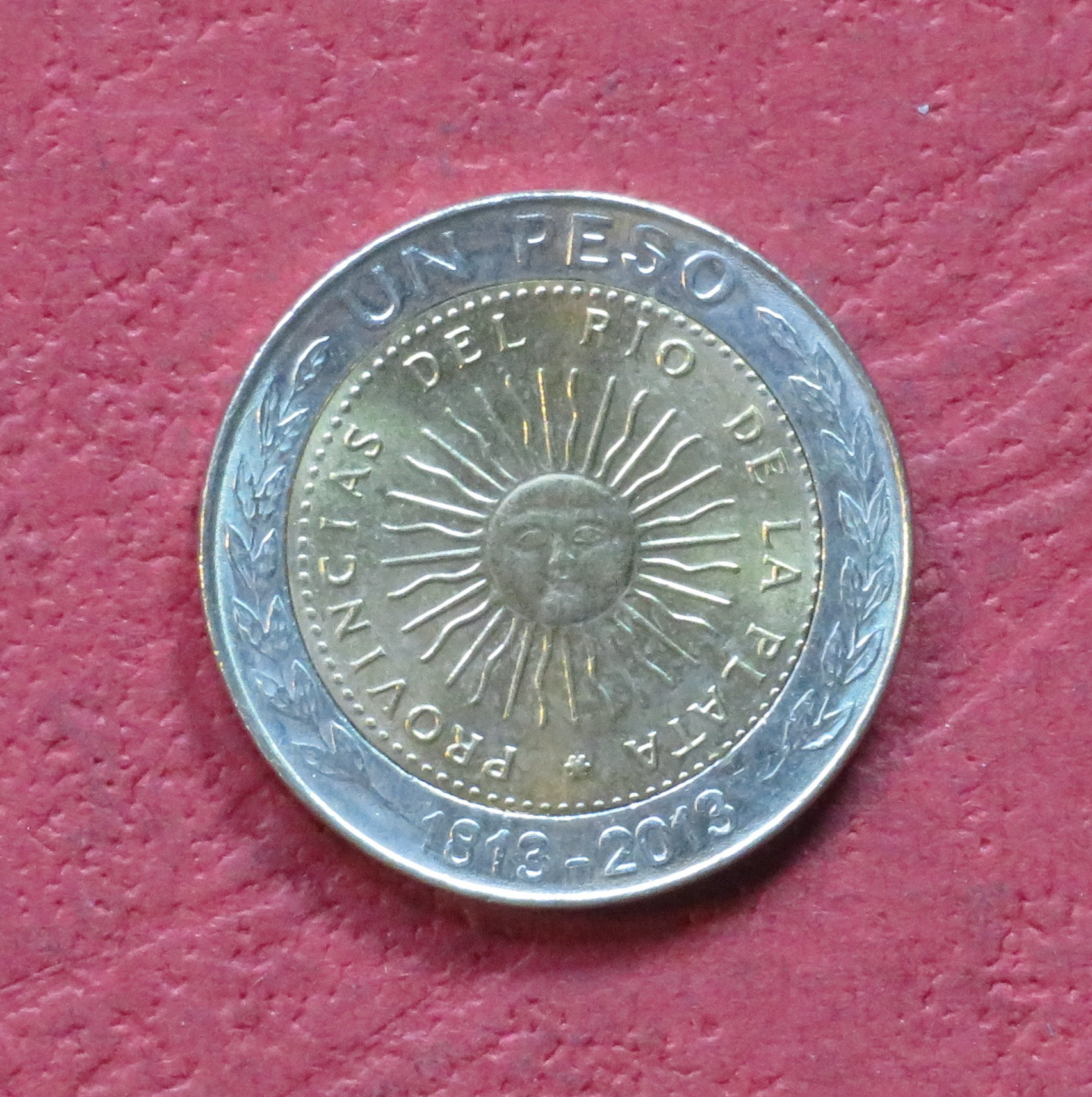 Argentinia - EZM 1: Coin of 1 Peso, 2013, USED, Commemorative Coin