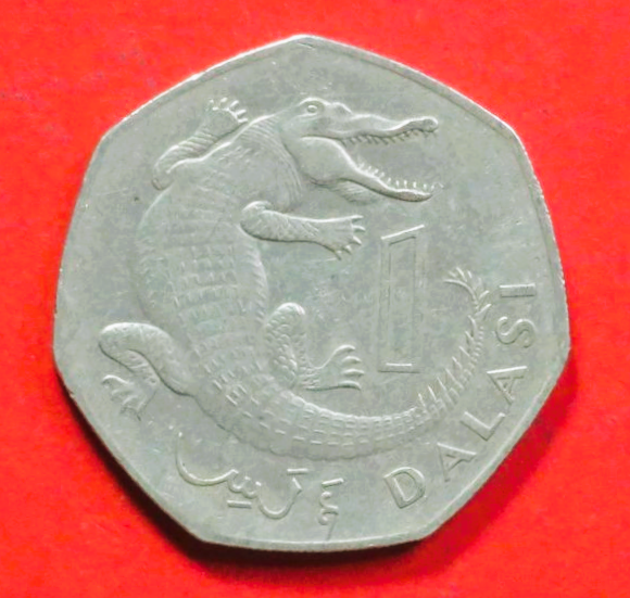 Gambia, 1 Dalasi, 1998, gebraucht (used / s-ss), # 68