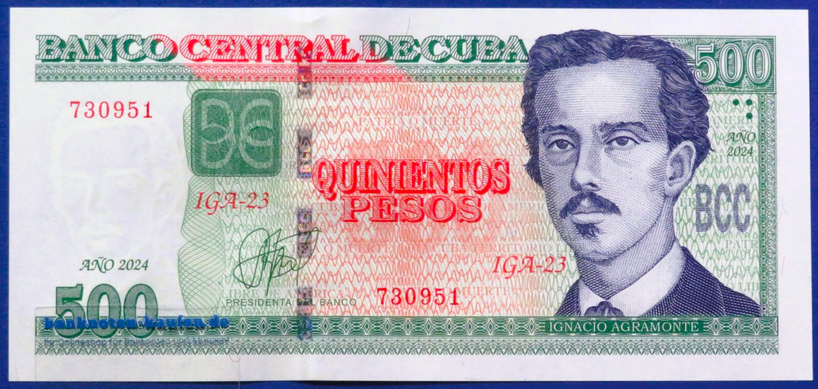 Caribbean, 500 Pesos, 2024, uncirculated (UNC), P-131g