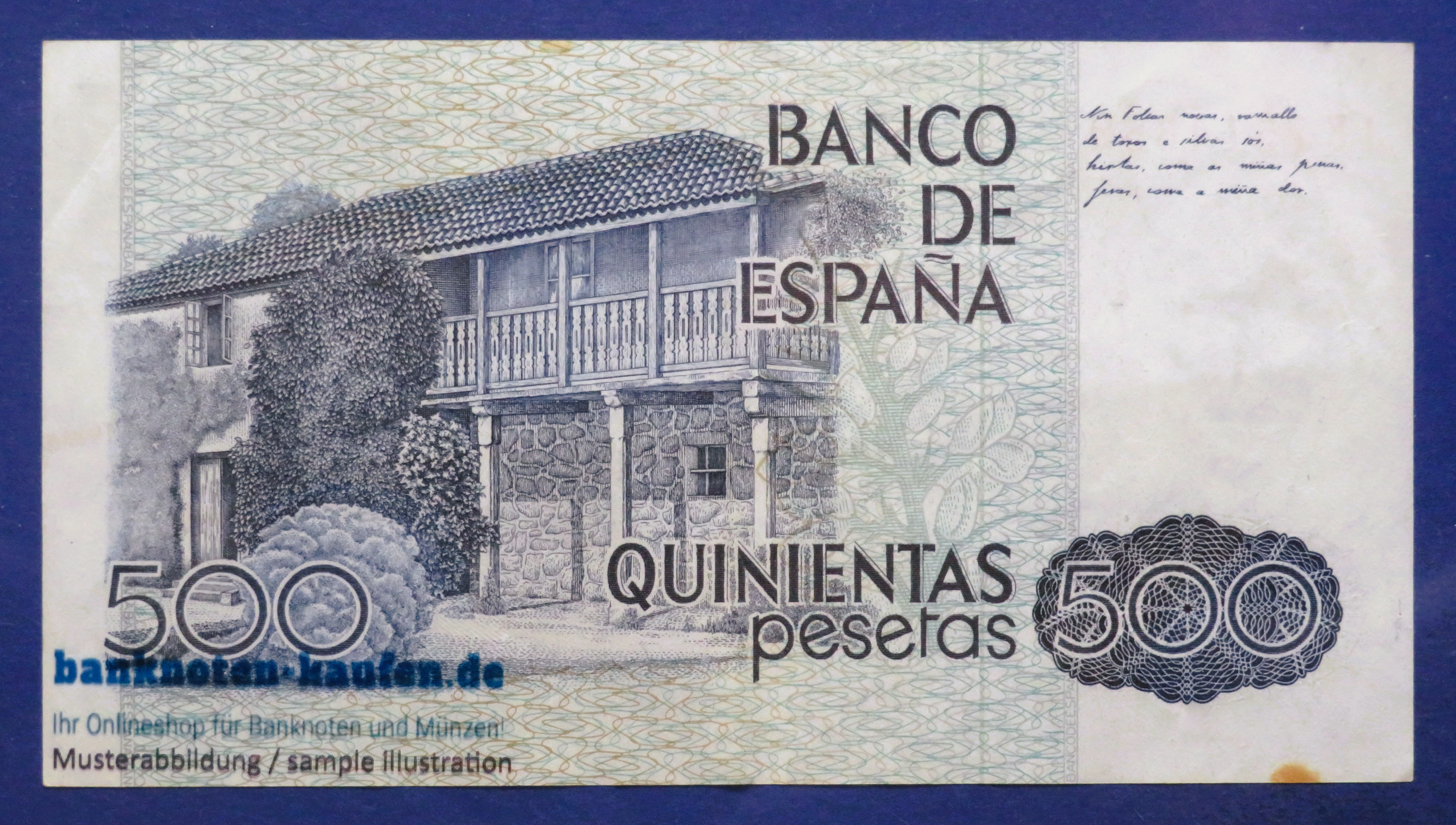 Spain, 500 Pesetas, 1979, circulated (USED / VF+), P-157