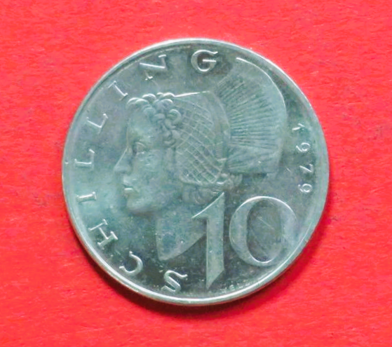 Österreich:  10 Schilling, 1974-2001, gebraucht (used / vz), # 112