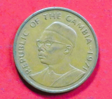 Gambia, 5 Bututs, 1971, gebraucht (used / ss-vz), # 9