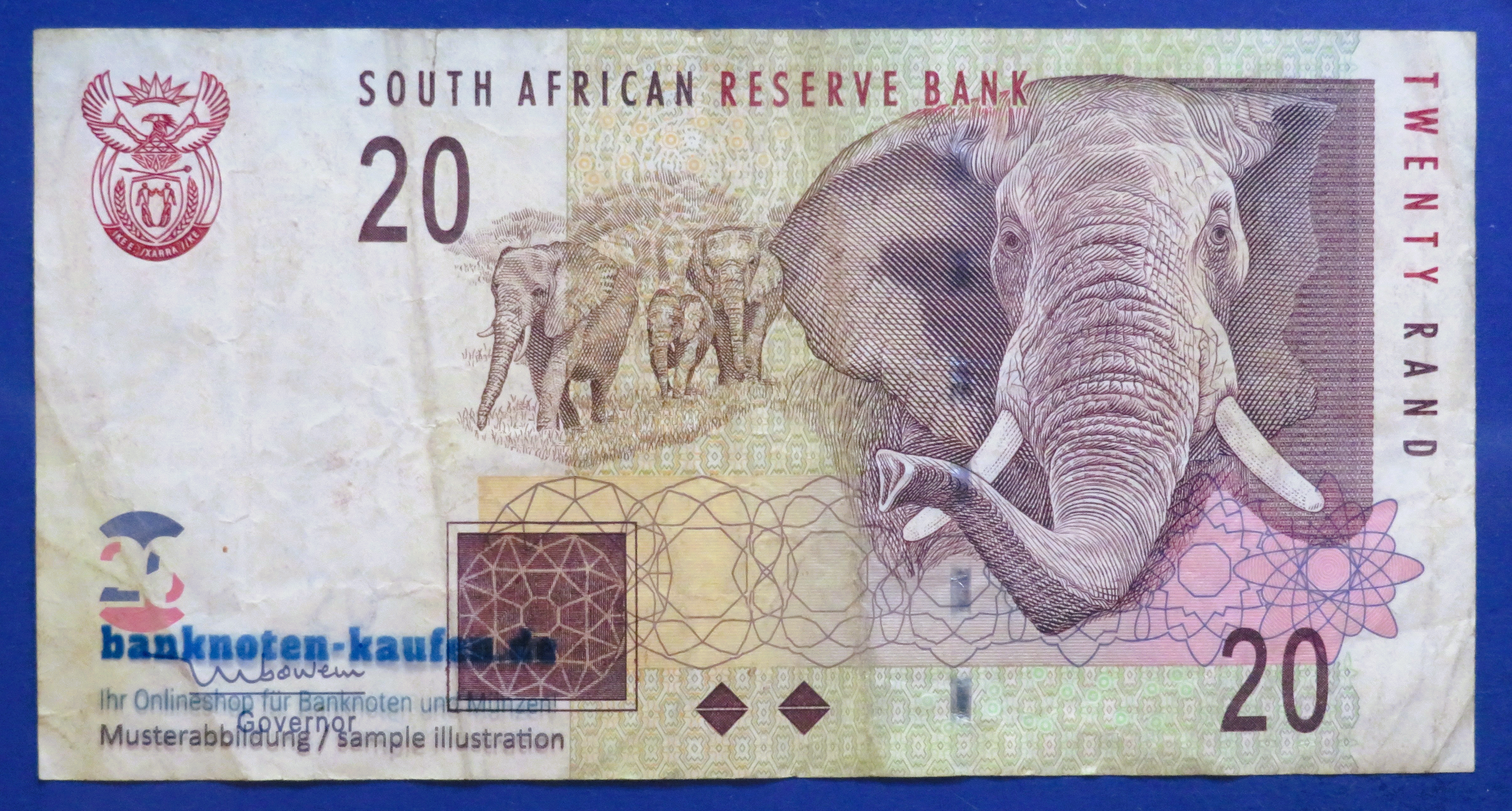 Südafrika, 20 Rand, 2005ND, gebraucht (USED / F), P-129a
