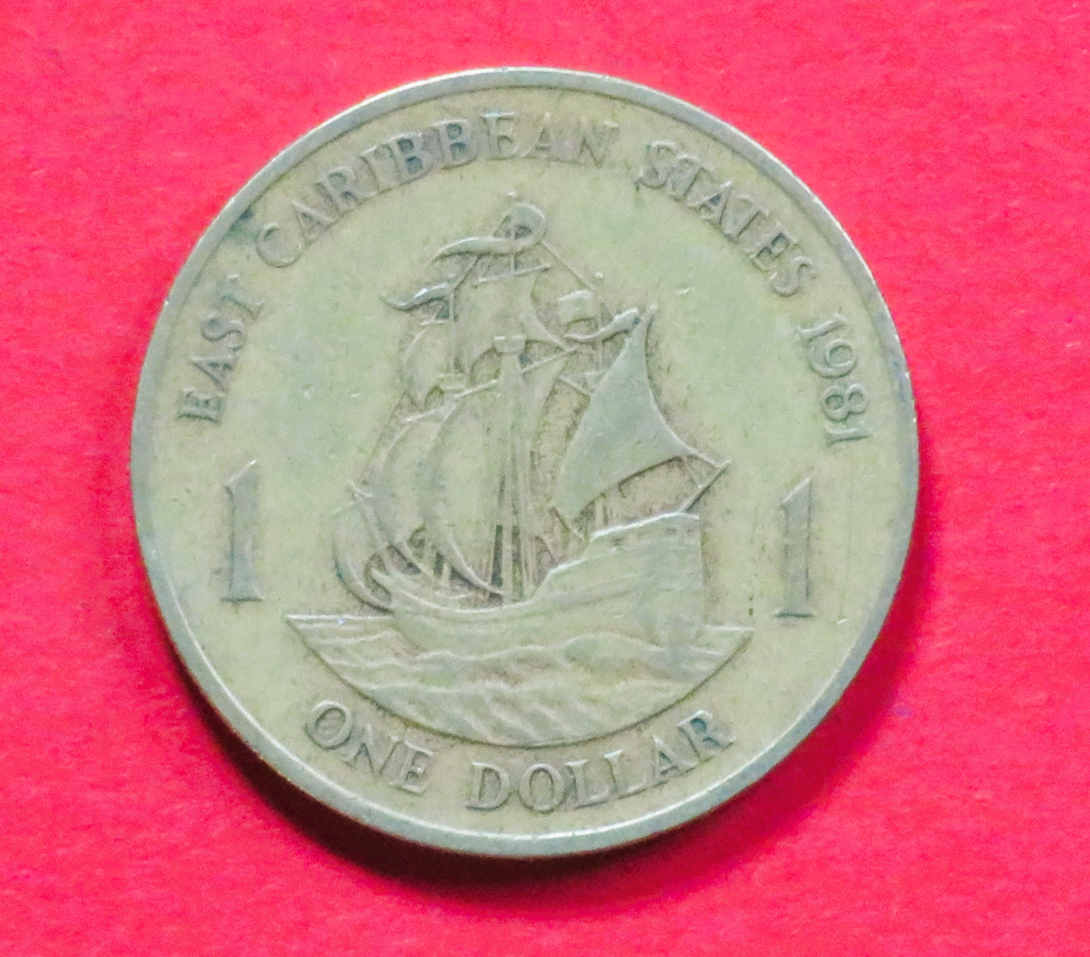 Ostkaribische Staaten: 1 Dollar, 1981-1986, gebraucht (used / ss), # 15
