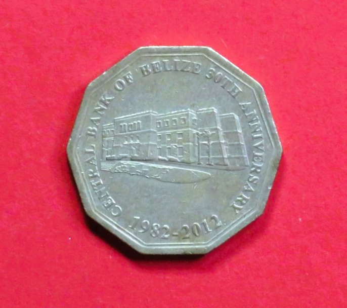 Belize:  1 Dollar, 2012, circulated (used / ss), Commemorative issue