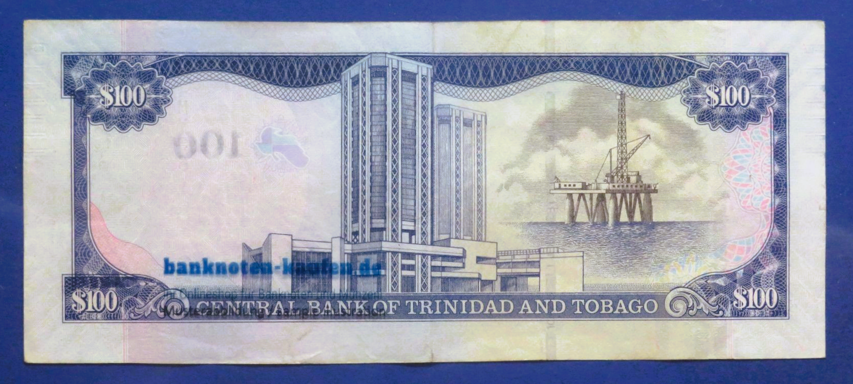Trinidad und Tobago, 100 Dollars, 2006 (2017), gebraucht (UESD / VF), P-51c