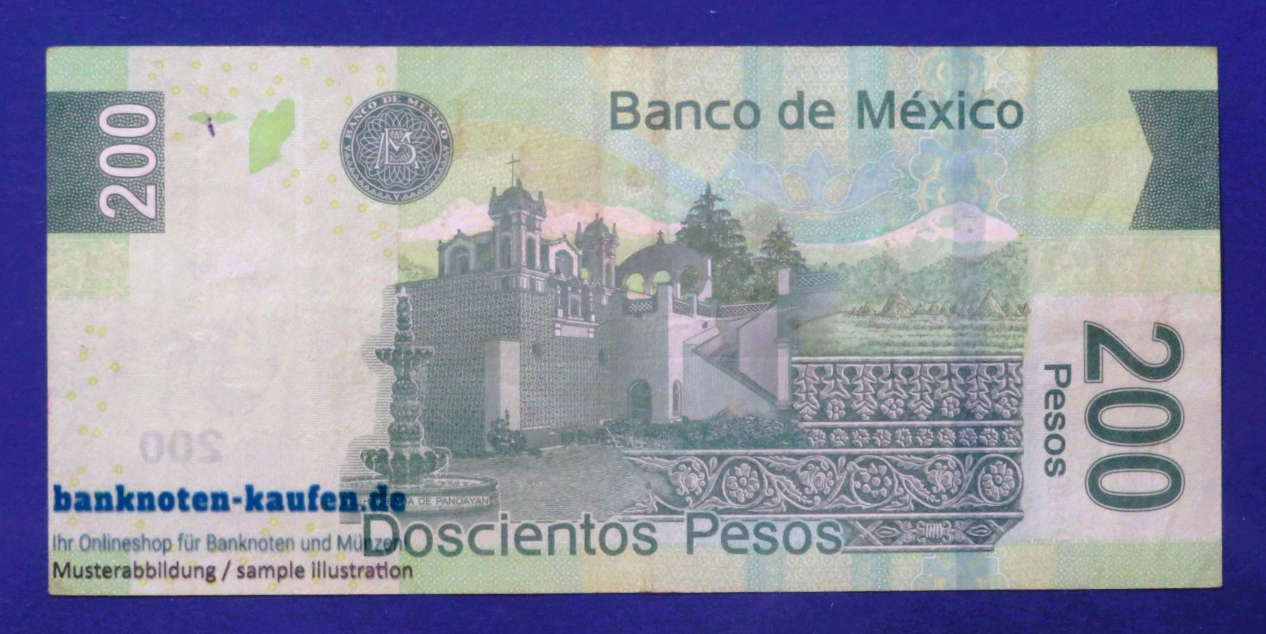 Mexico, 200 Pesos, 2014, circulated (USED / VF), P-125