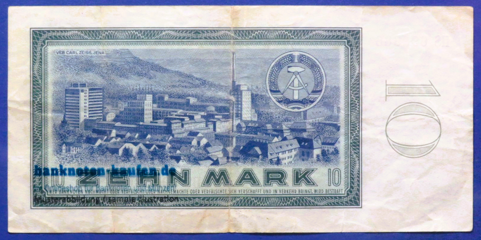Deutsche Demokratische Republik (DDR), 10 Mark der DDR, 1964, gebraucht (USED / VF), P-23