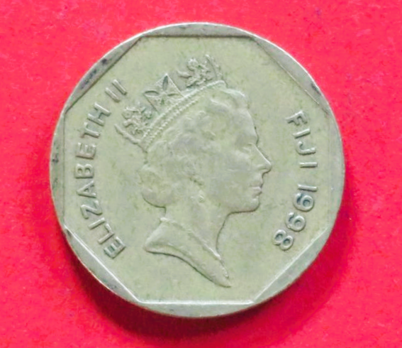 Fidschi: 1 Dollar, 1995-2000, gebraucht (used / ss), # 55