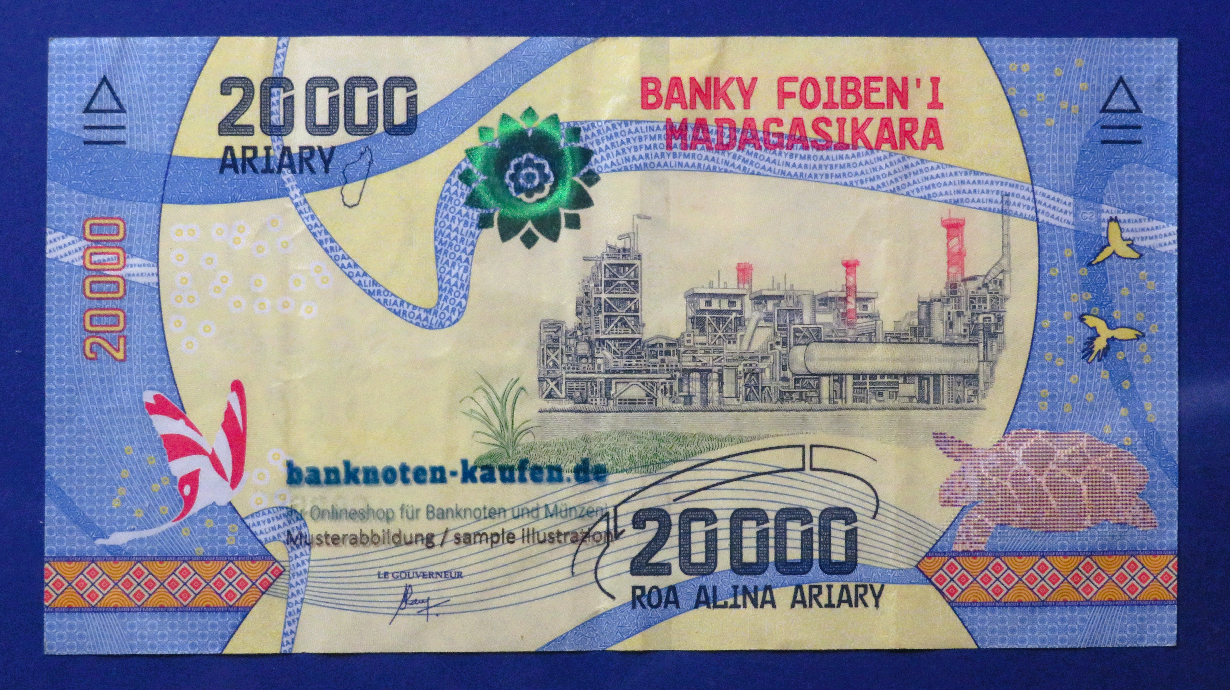 Madagaskar, 20.000 Ariary, 2017ND, gebrauchte (USED / VF), P-104