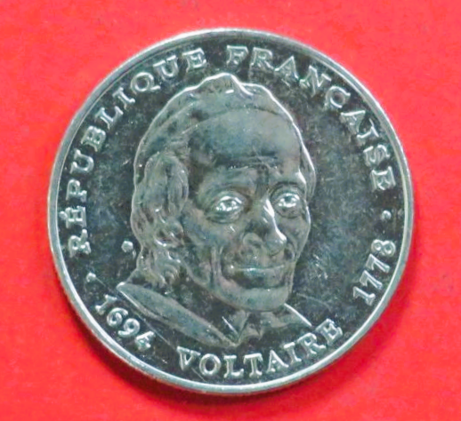 Frankreich:  5 Francs, 1994, gebraucht (used / ss), Gedenkausgabe, # 337