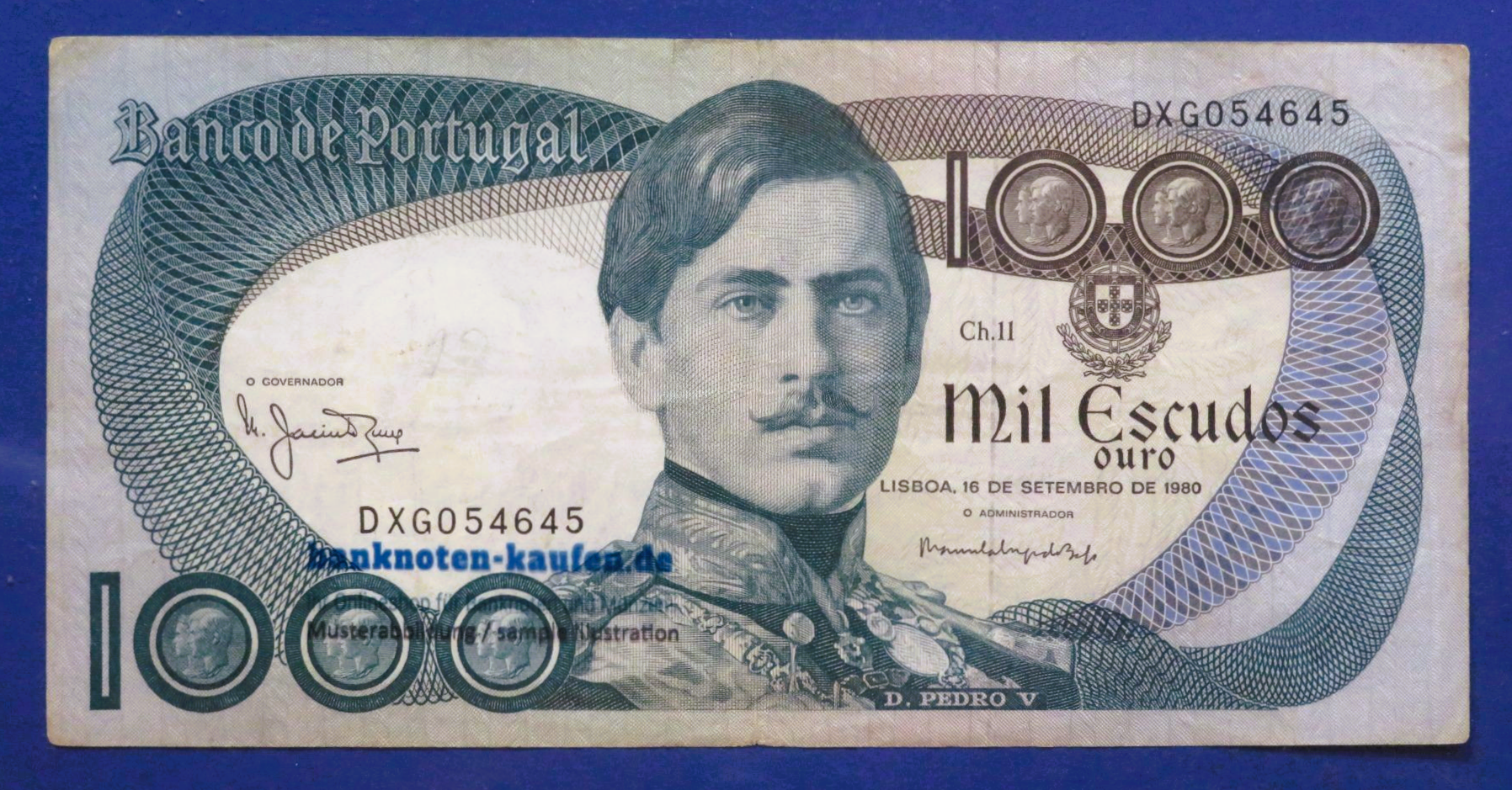 Portugal, 1.000 Escudos, 1980, gebraucht (USED / F), P-175b