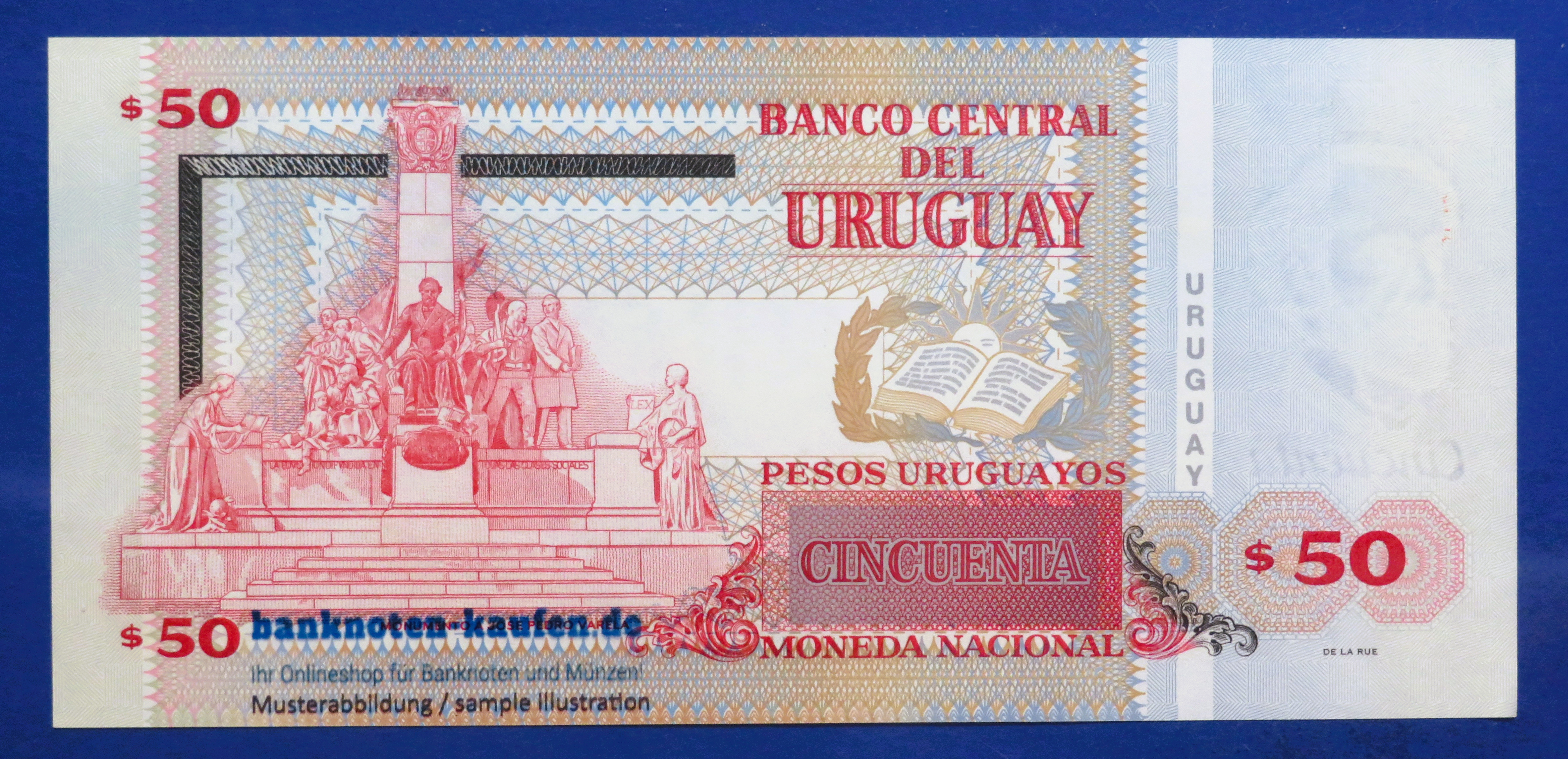 Uruguay, 50 Pesos Uruguayos, 2011, about uncirculated (AU), P-87b