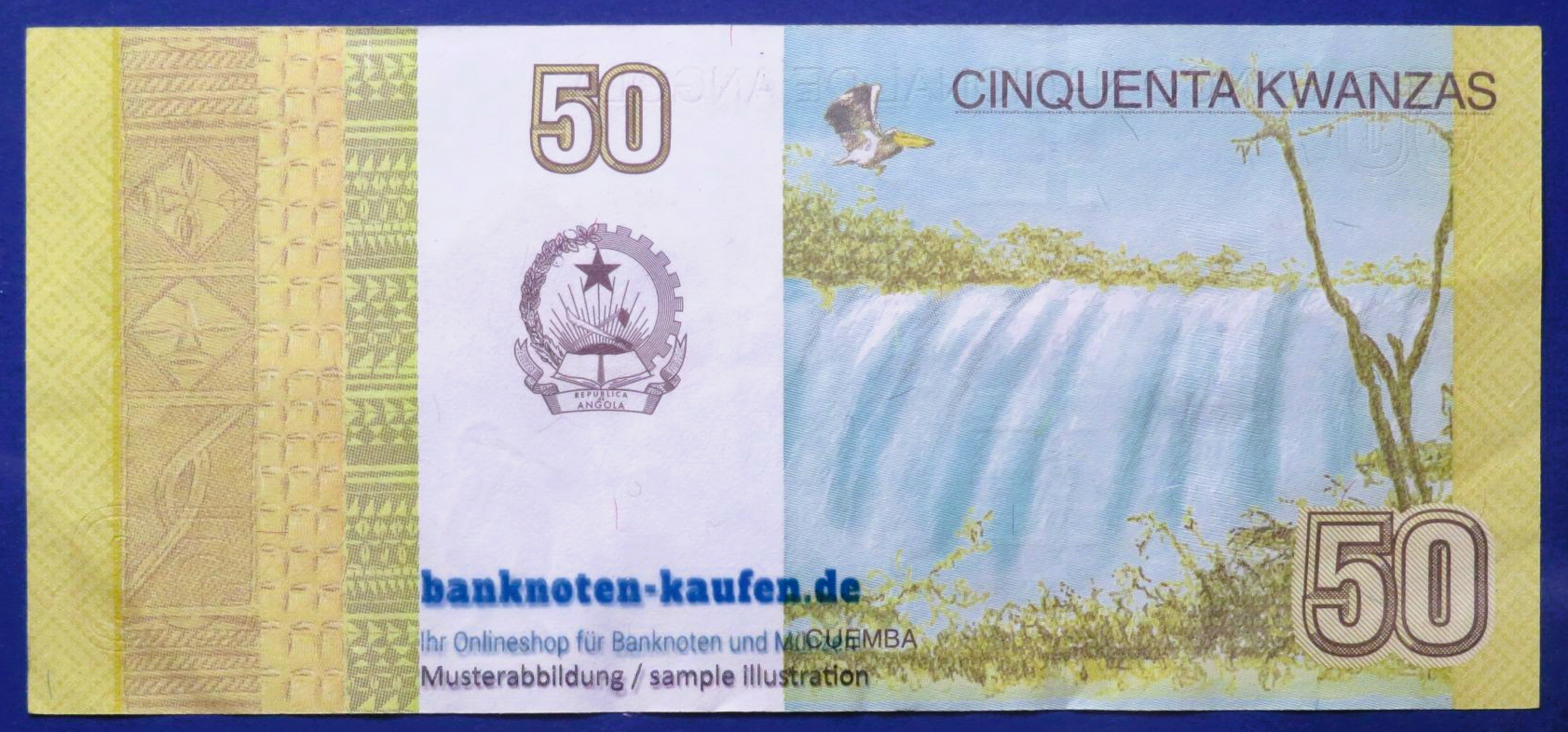 Angola, 50 Kwanzas, 2012, gebraucht (USED / VF+), P-152
