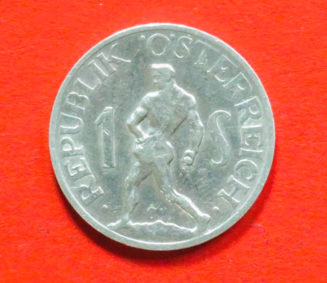 Österreich:  1 Schilling, 1946-1957, gebraucht (used / vz), # 70
