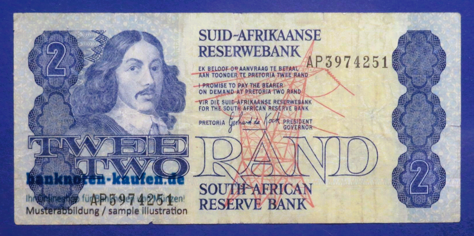 Südafrika, 2 Rand, ND (1983-90), gebraucht (USED / F), P-118d