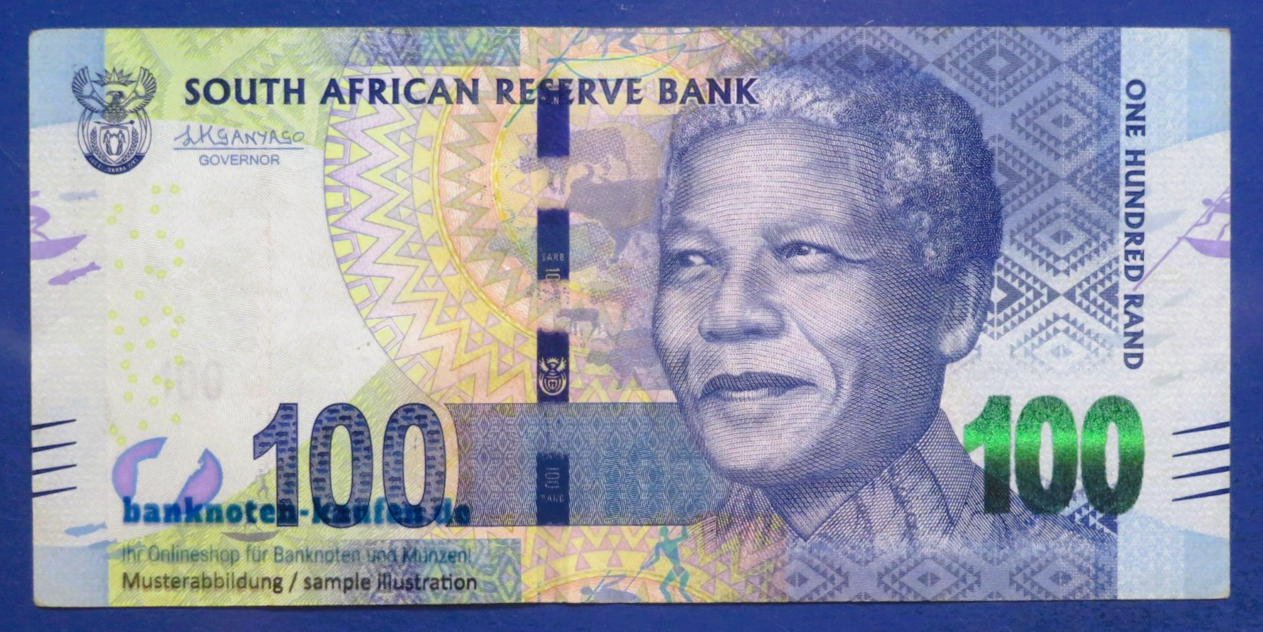 Südafrika, 100 Rand, ND (2013-16), gebraucht (USED / VF), P-141b