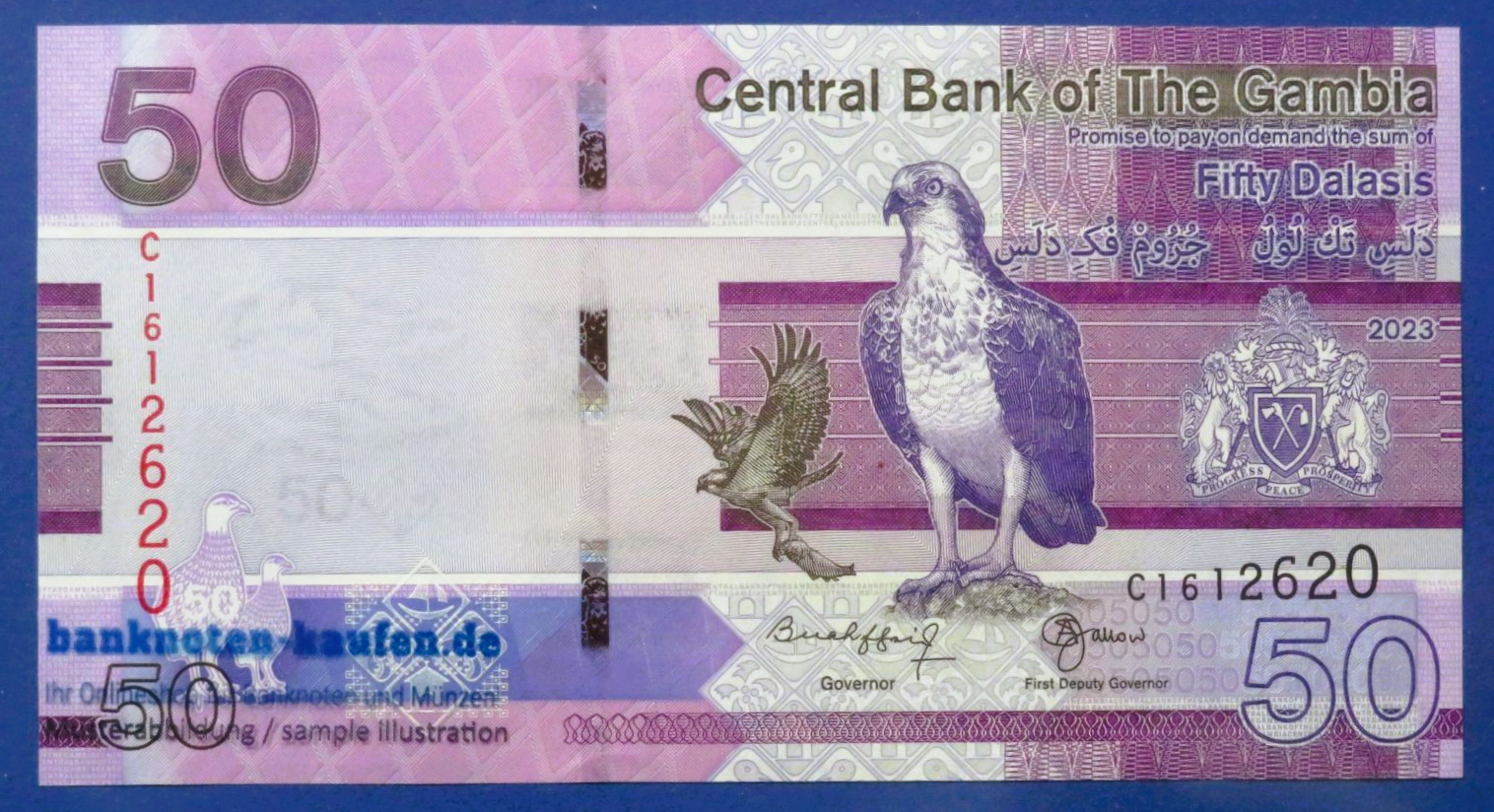 Gambia, 50 Dalasis, 2023, uncirculated (UNC), P-40