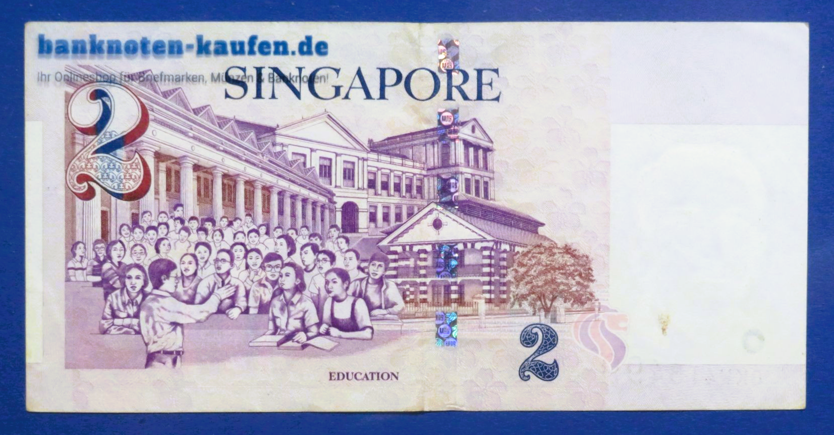 Singapore, 2 Dollars, 1999ND, circulated (USED / VF), P-38