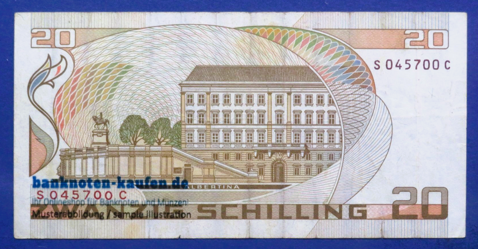 Österreich, 20 Schilling, 1986, gebraucht (USED / F), P-148