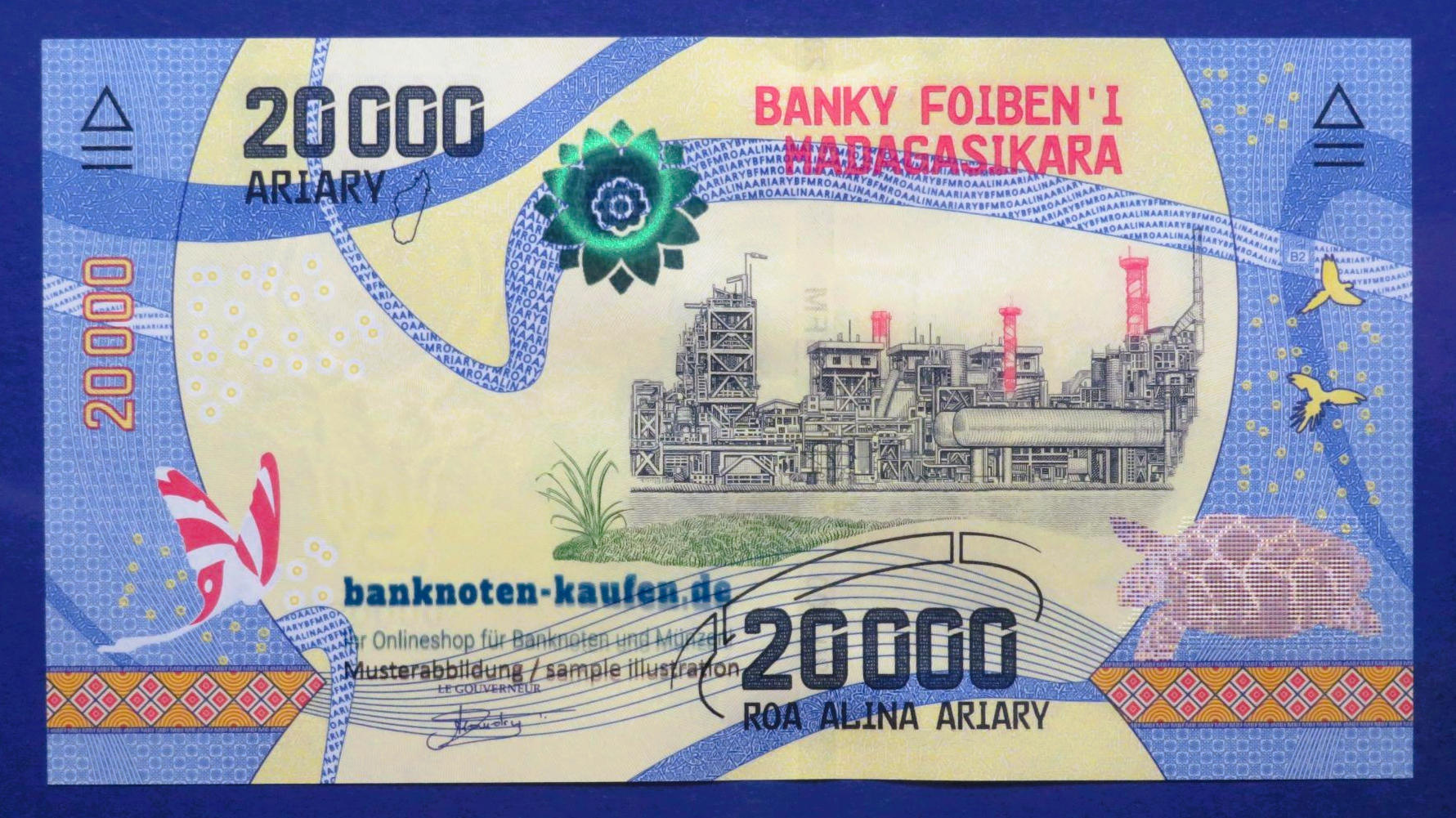 Madagascar - 20,000 Ariary, 2017ND, uncirculated (UNC), P-104