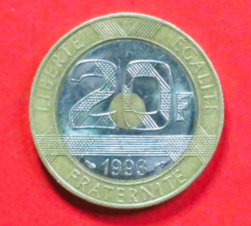 Frankreich: 20 Francs, 1992-2001, gebraucht (used / ss+), # 260