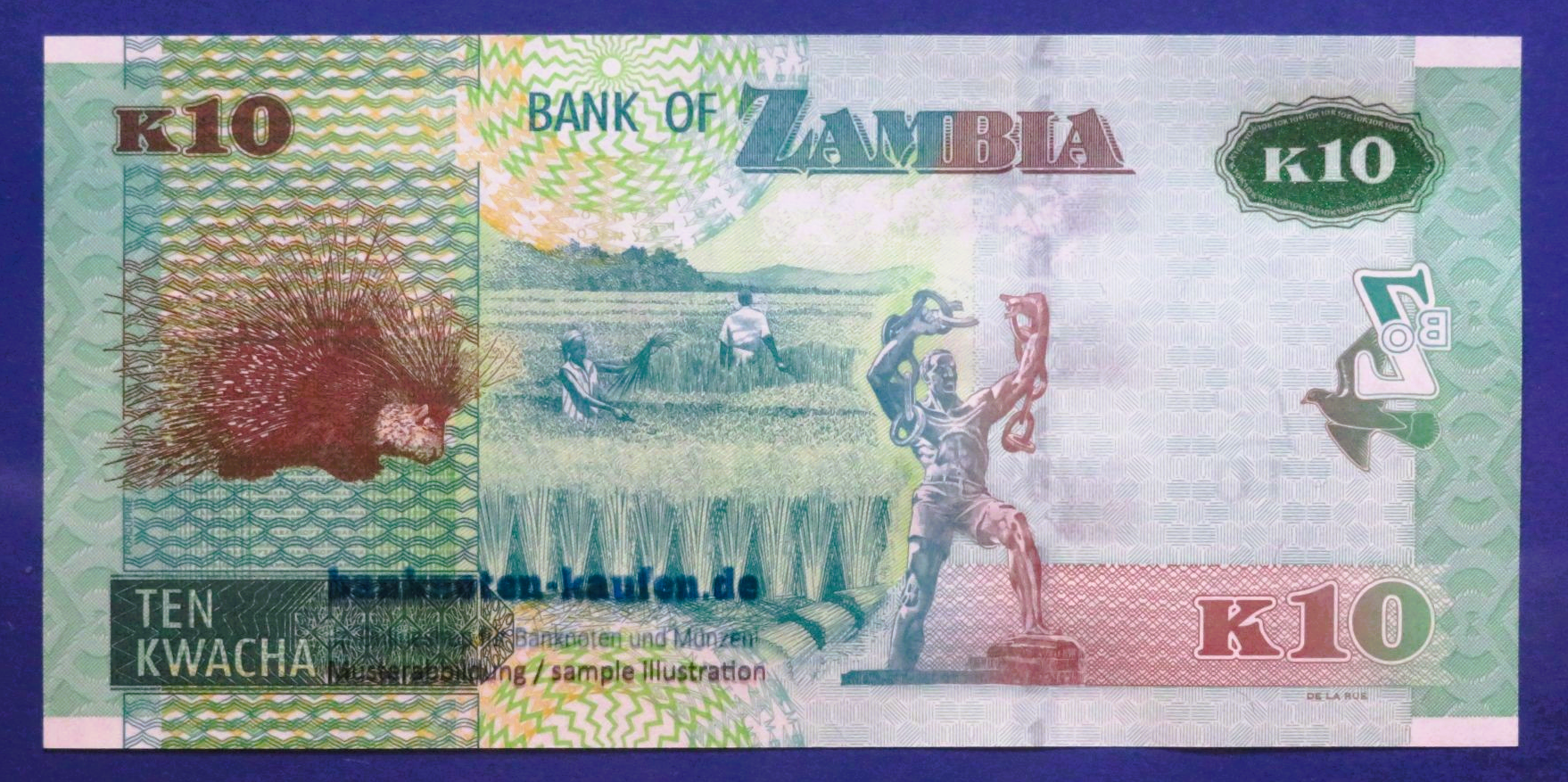 Zambia, 10 Kwacha, 2022, uncirculated (UNC), P-58d