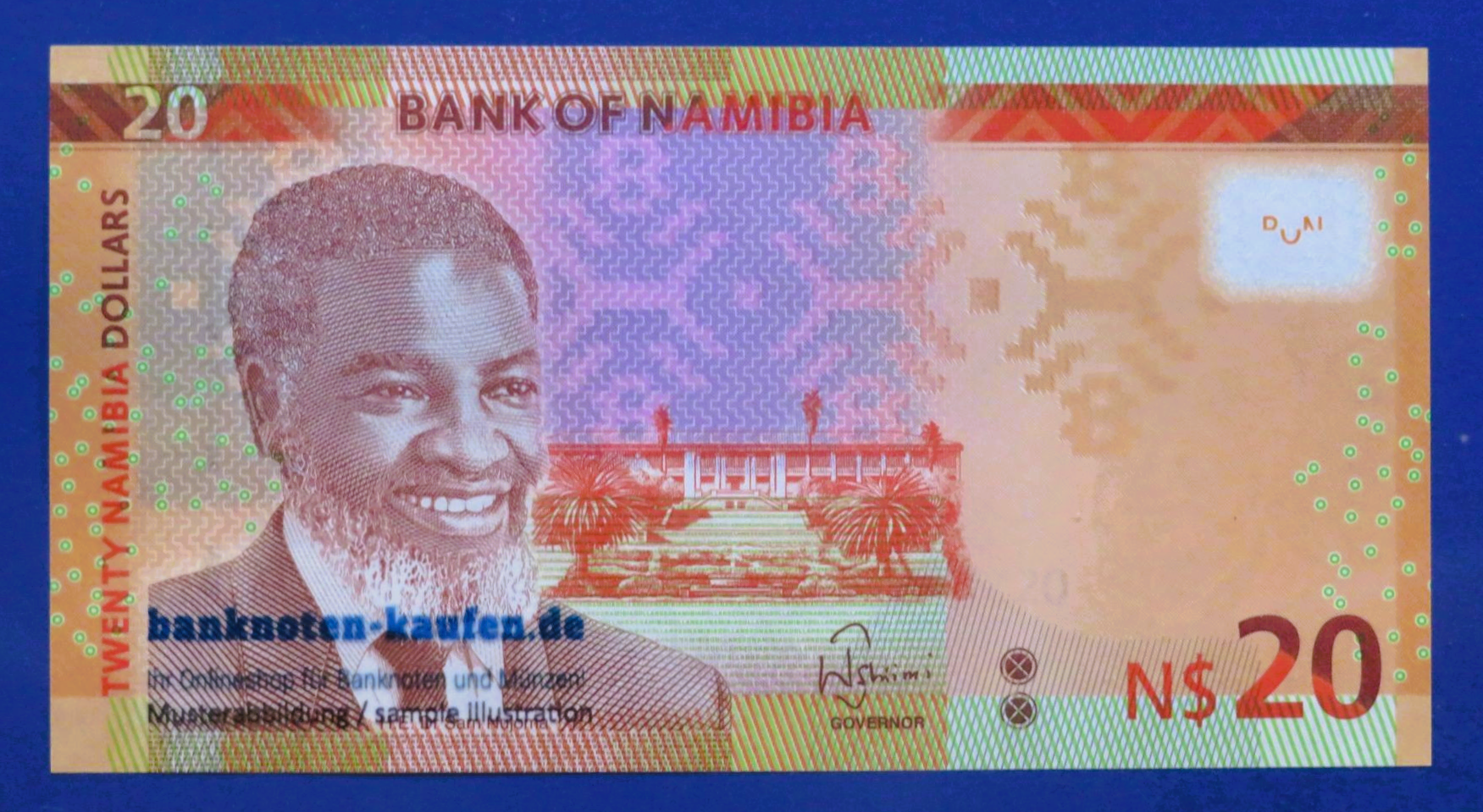 Namibia, 20 Dollars, 2018, kassenfrisch (UNC), P-17b