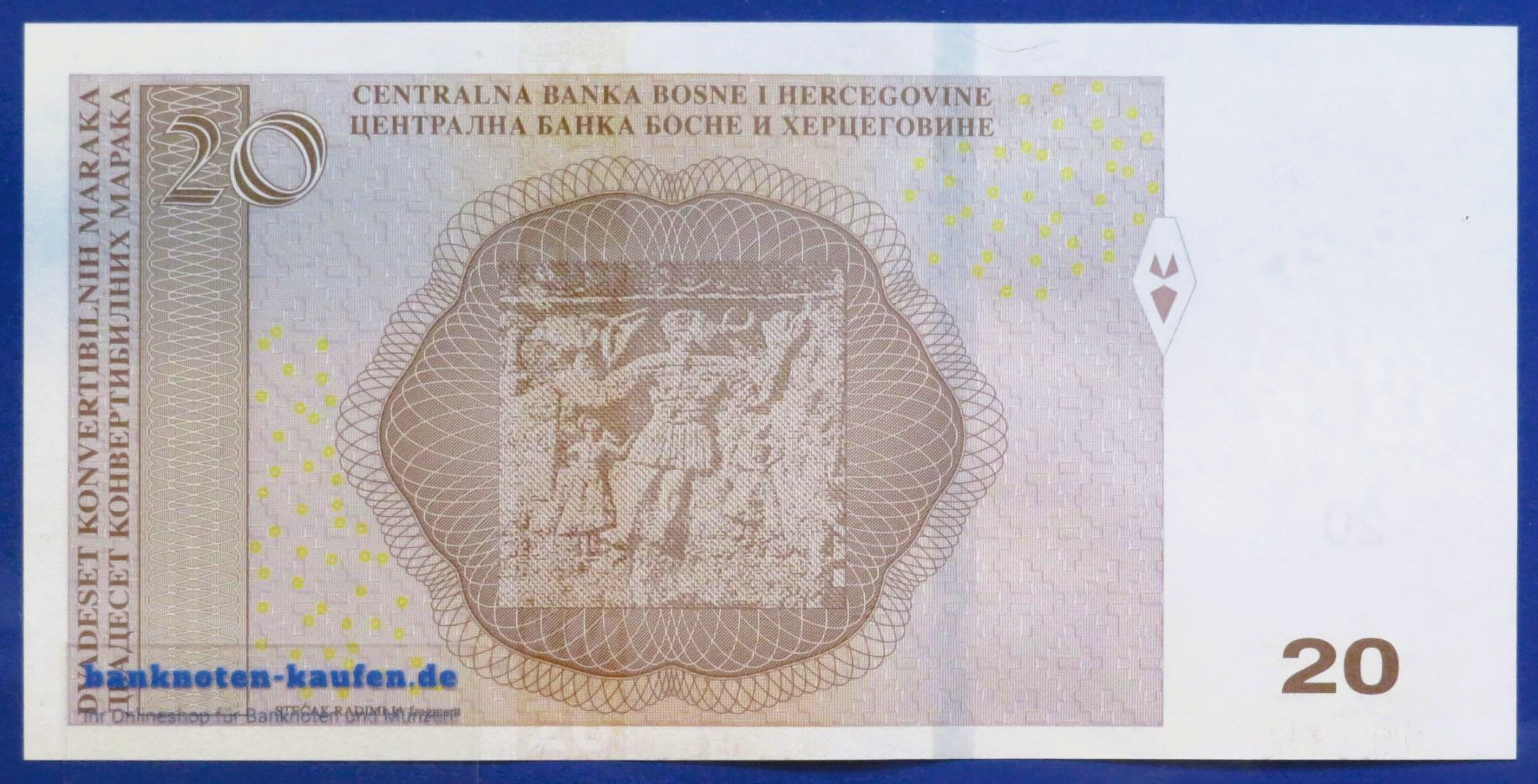 Bosnien Herzegowina, 20 Maraka, 2024, kassenfrisch (UNC), P-82c