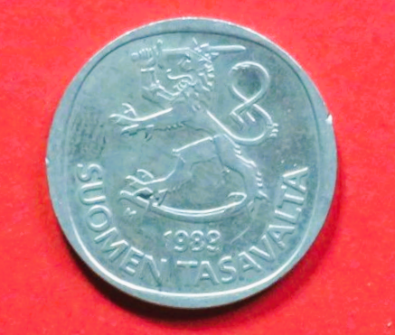 Finnland:  1 Markka, 1969-1993, gebraucht (used / ss-vz), # 51a