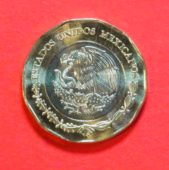 Mexiko, 20 Pesos, 2021, bankfrisch (UNC), Gedenkausgabe