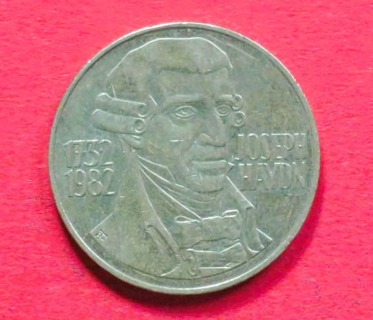 Österreich:  20 Schilling, 1982-1993, gebraucht (used / ss-vz), Gedenkausgabe, # 152