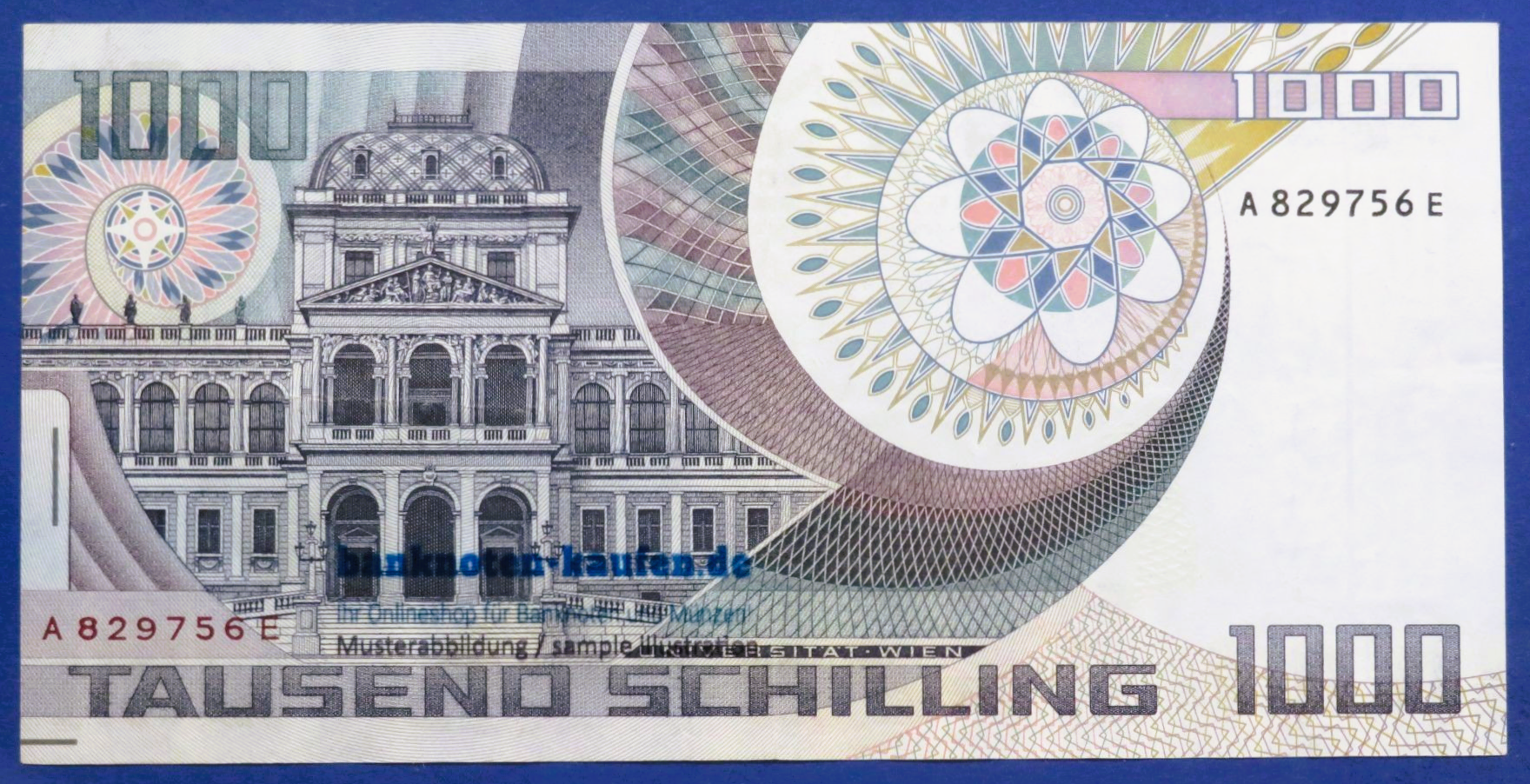Austria - 1,000 Schilling, 1983, circulated (USED / VF+), P-152a