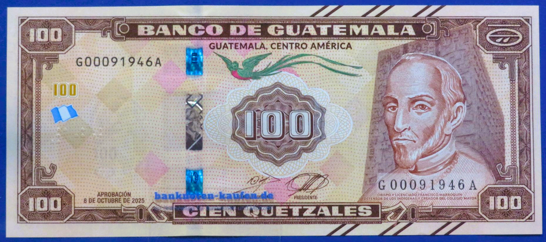 Guatemala, 100 Quetzales, 2025, uncirculated (UNC), Commemorative issue, P-new
