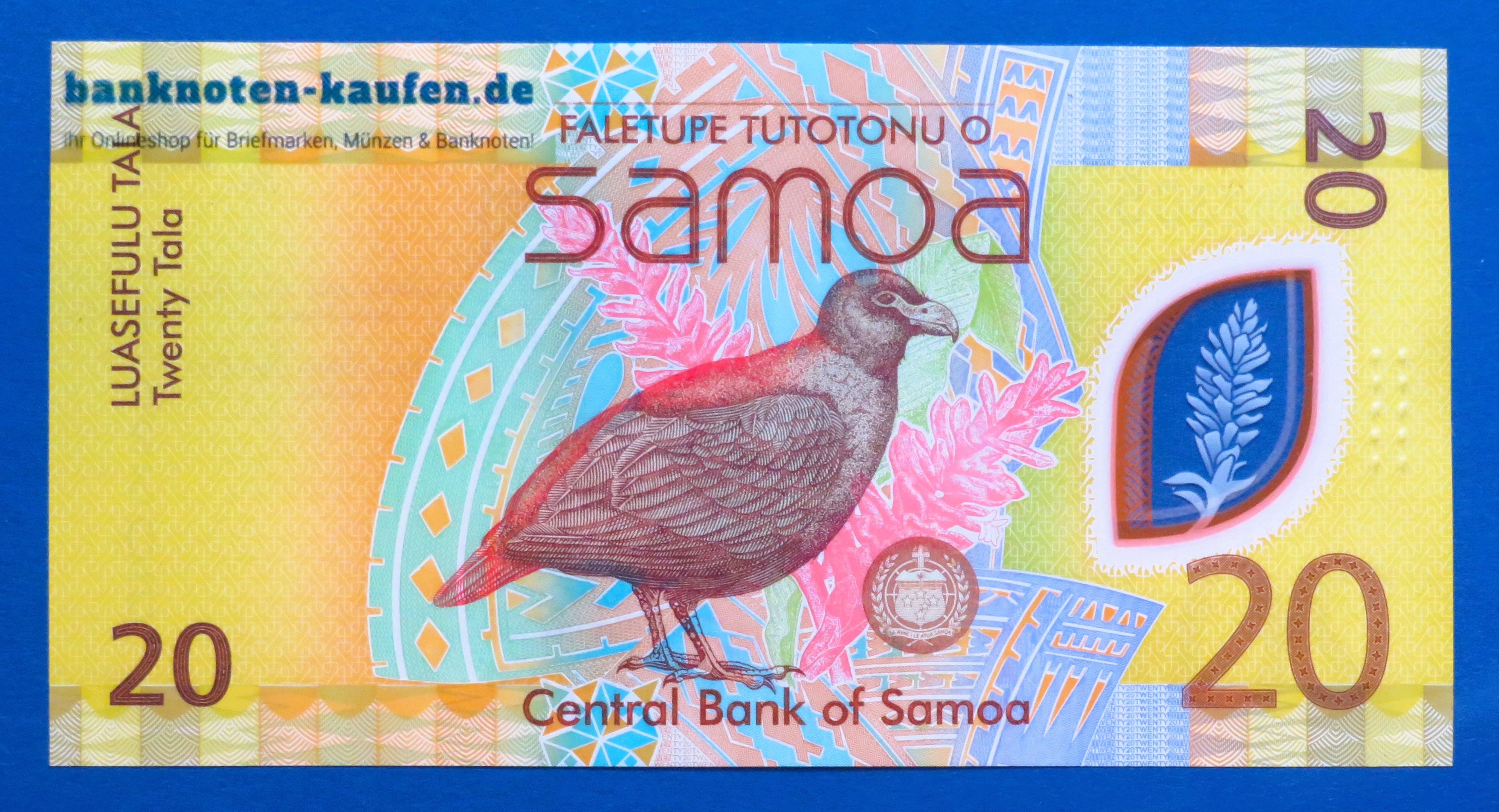 Samoa, 20 Tala, 2024ND, uncirculated (UNC), Polymer, P-49