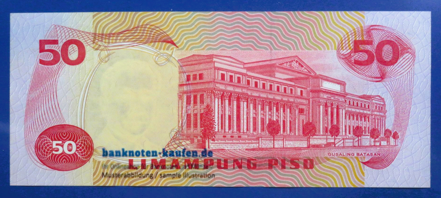 Philippinen, 50 Piso, 1978ND, kassenfrisch (UNC), P-163c