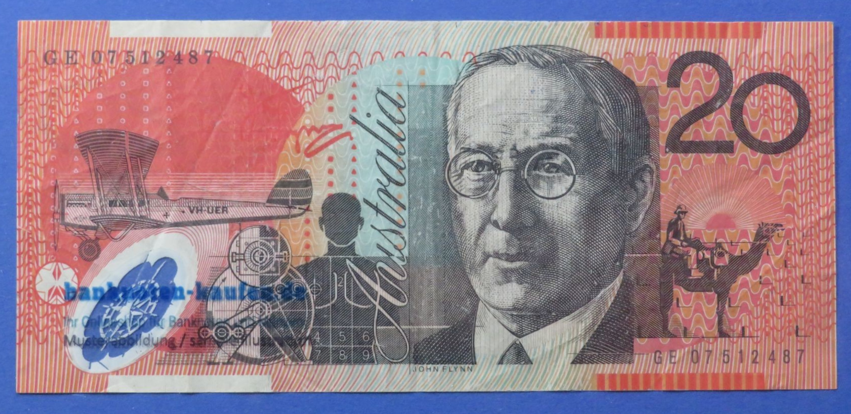 Australia, 20 Dollars, 2007, circulated (USED / F-VF), Polymer, P-59