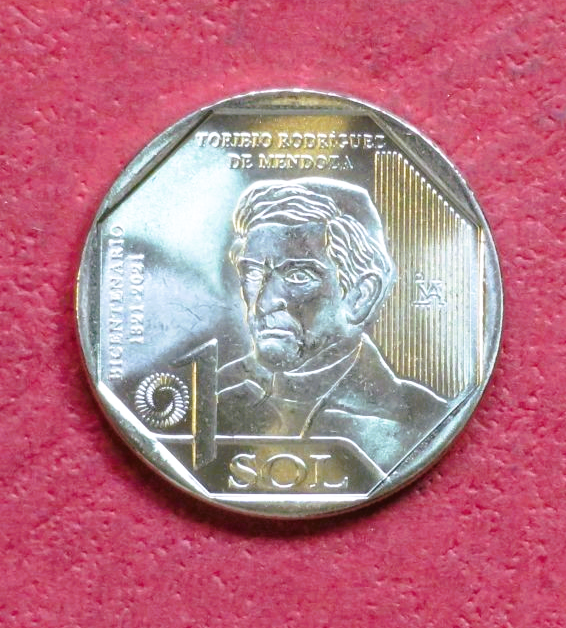 Peru, commemorative coin, 1 Sol, 2021, uncirculated (UNC), "T. R. de Mendoza"