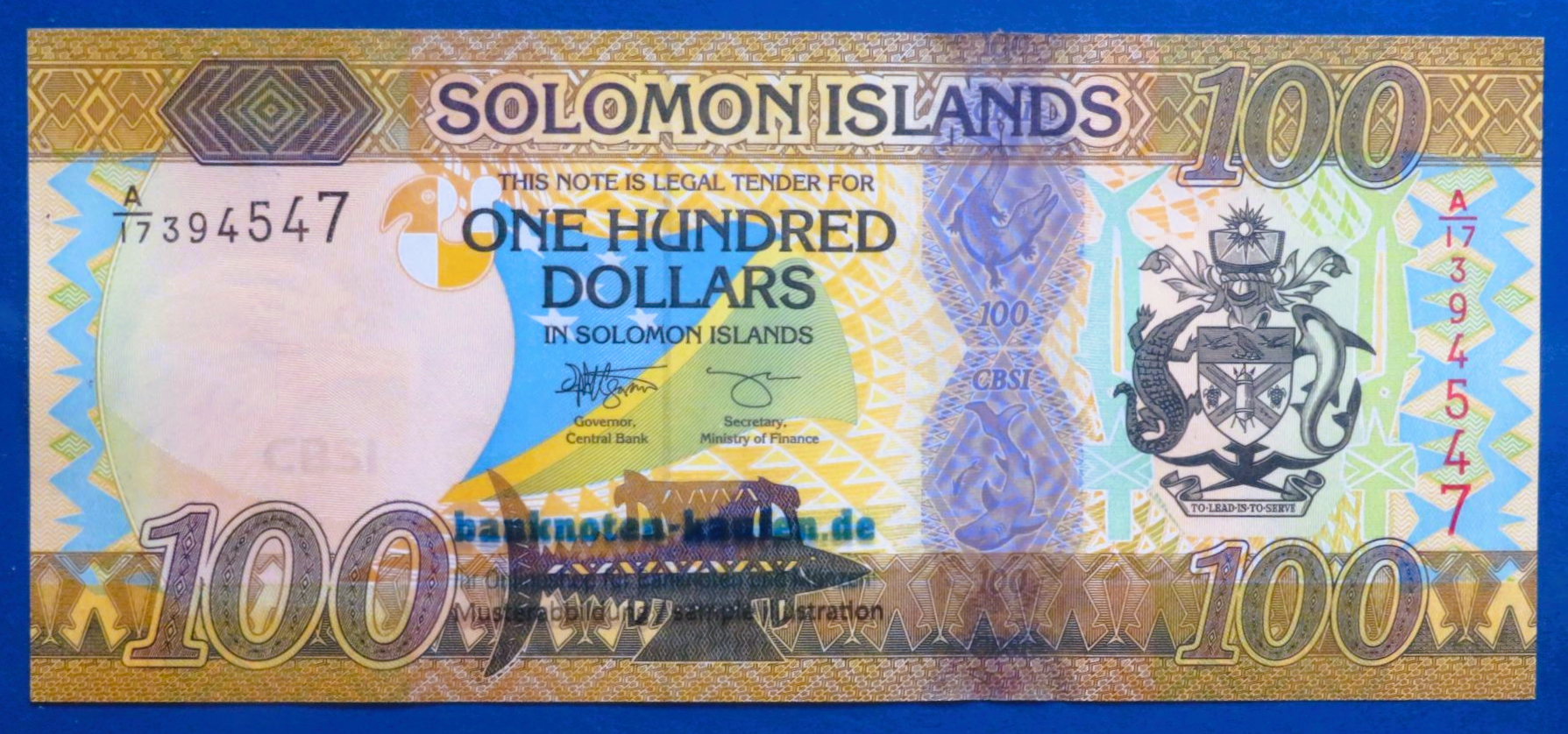 Solomon Islands, 100 Dollars, 2023ND, uncirculated (UNC), P-36d