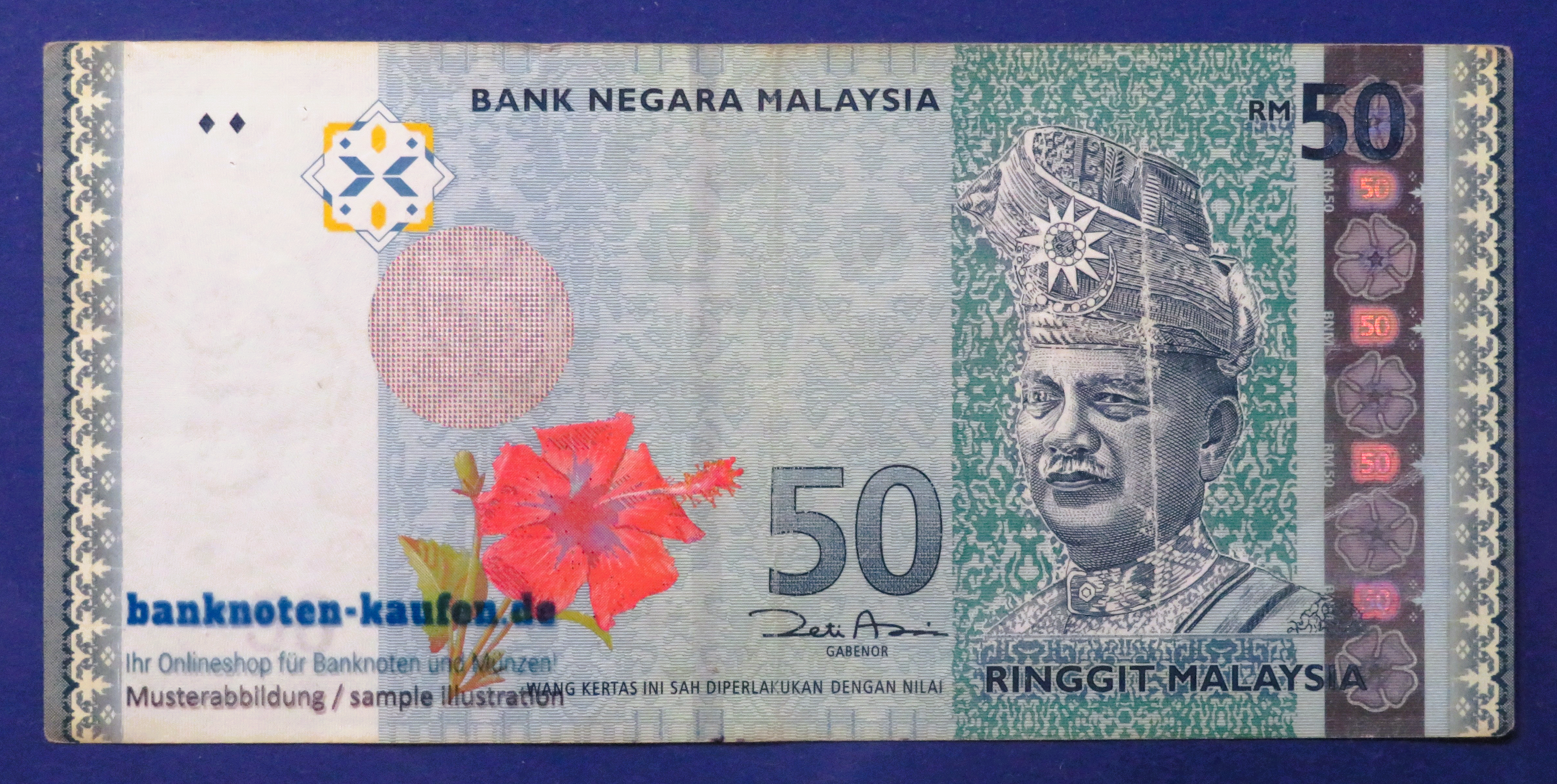 Malaysia, 50 Ringgit, 2009ND, circulated (USED / VF-), P-50a