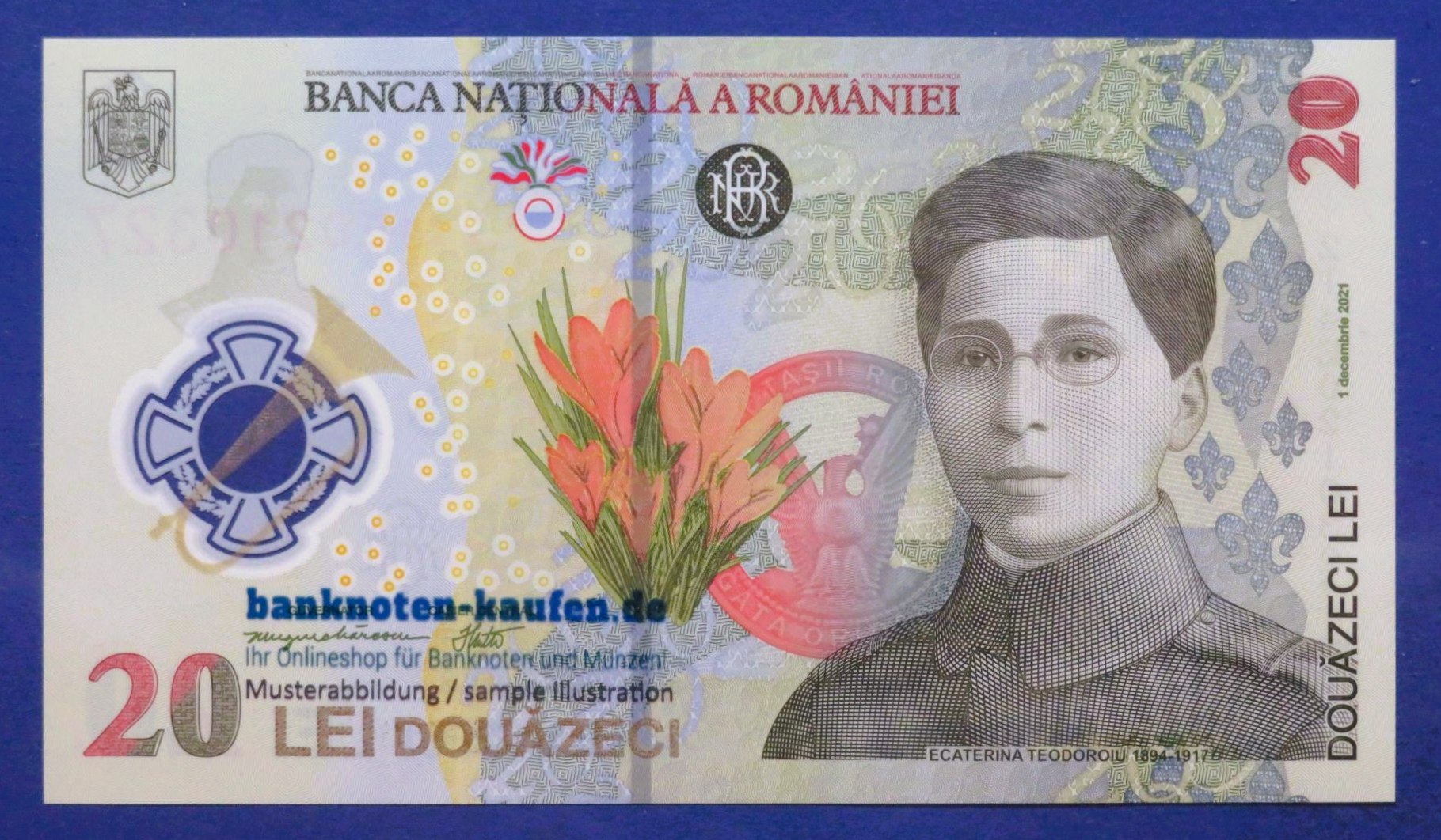 Romania, 20 Lei, 2021, uncirculated (UNC), Polymer, P-119Aa