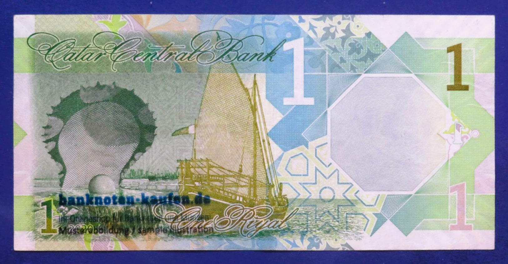 Qatar, 1 Riyal, 2020, circulated (USED / VF), P-32a