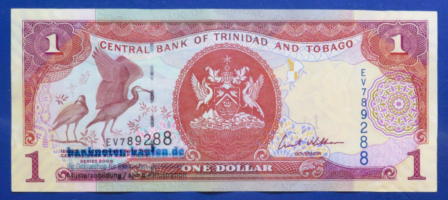 Trinidad and Tobago, 1 Dollar, 2006, circulated (USED / XF), P-46